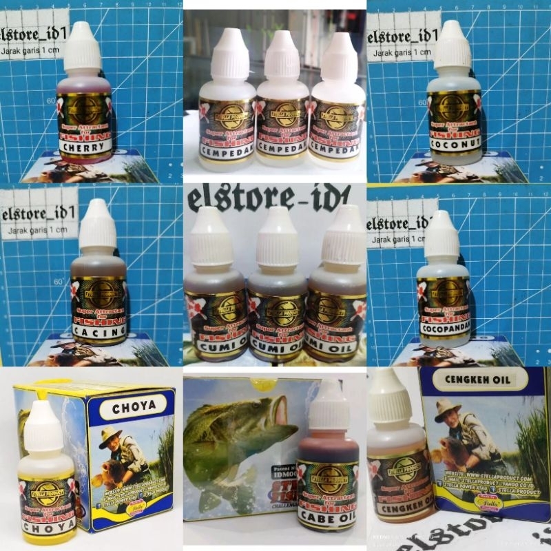 Essen Stella CACING Choya Cimpedak Cumi Cabe oil Coconut Cocopandan Cherry Cengkeh cempedak 30ml