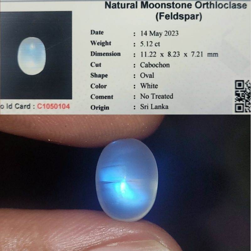 natural biduri bulan ceylon air laut srilanka moonstone