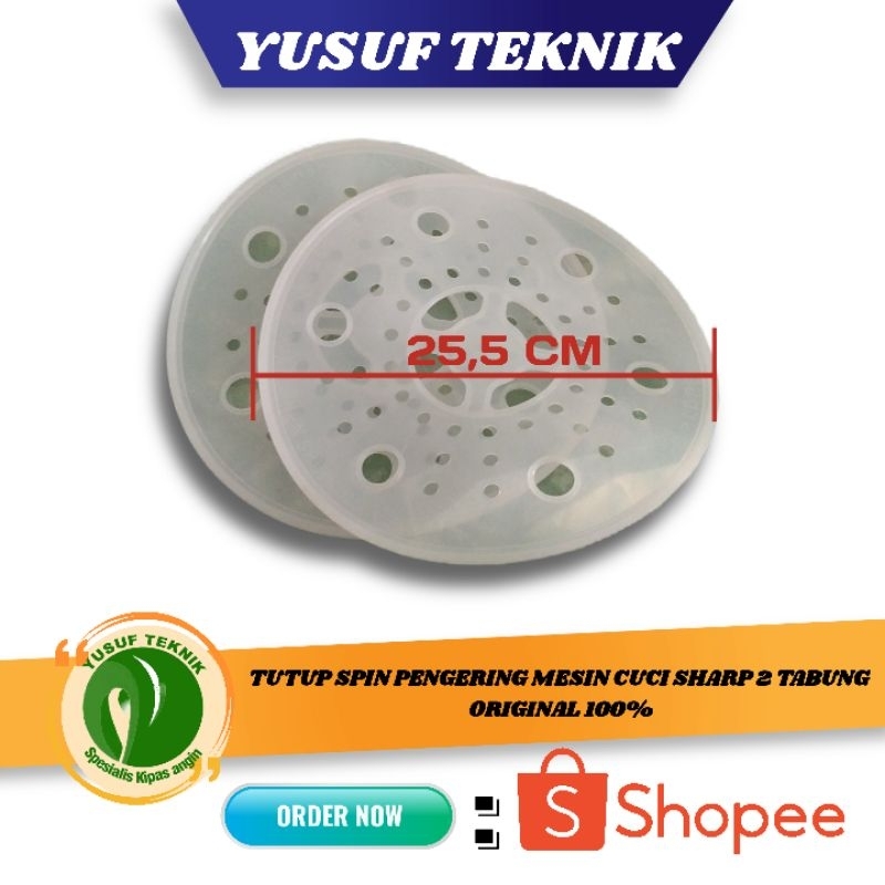 TUTUP PENGERING MESIN CUCI SHARP 7/8,5/10 KG ORIGINAL 100 %