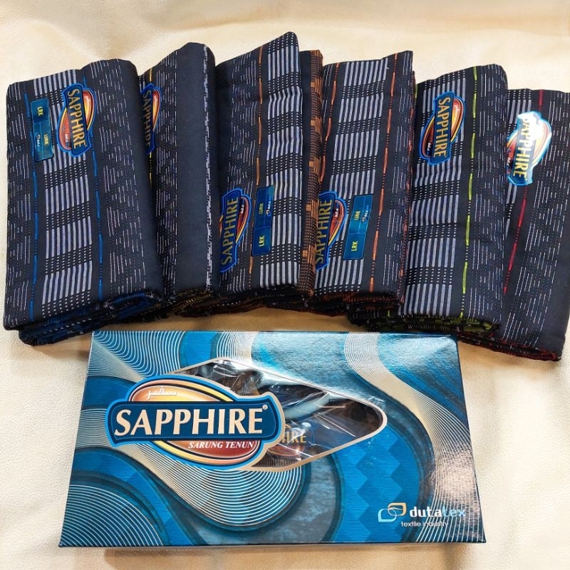 SARUNG SAPPHIRE MOTIF LURIK