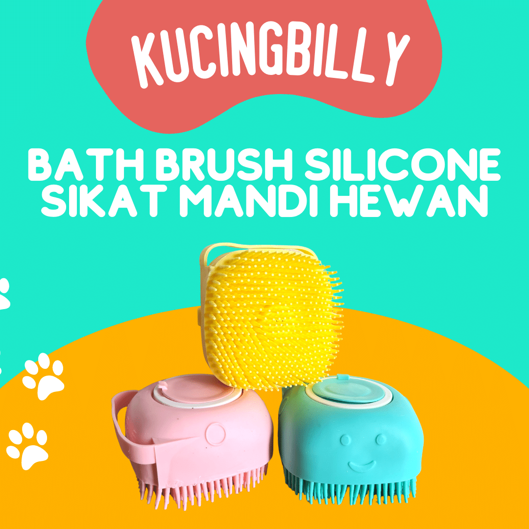 Bath brush silicone mandi hewan