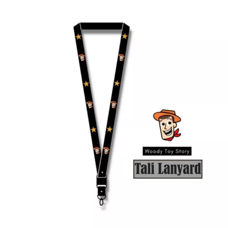 

lanyard WOODY, BUZZLIGHTYEAR, LOTSO, JESSIE, ALIENS tali lanyard TOY STORY gantungan kunci name tag id card kartu nama / tali lanyard gantungan leher fullprint