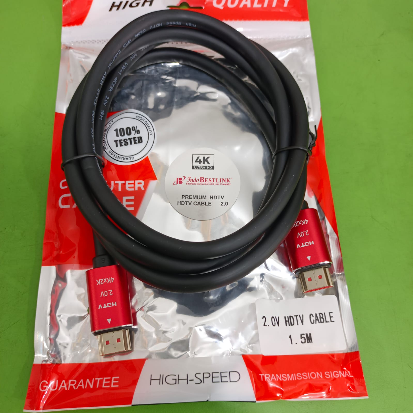 Kabel HDMI to HDMI 1,5Meter Versi 2.0 Full HD 4K