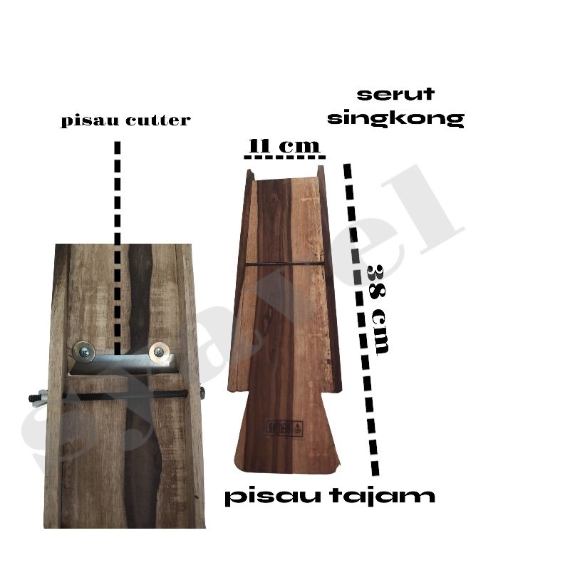 alat serut singkong serbaguna pisau tajam