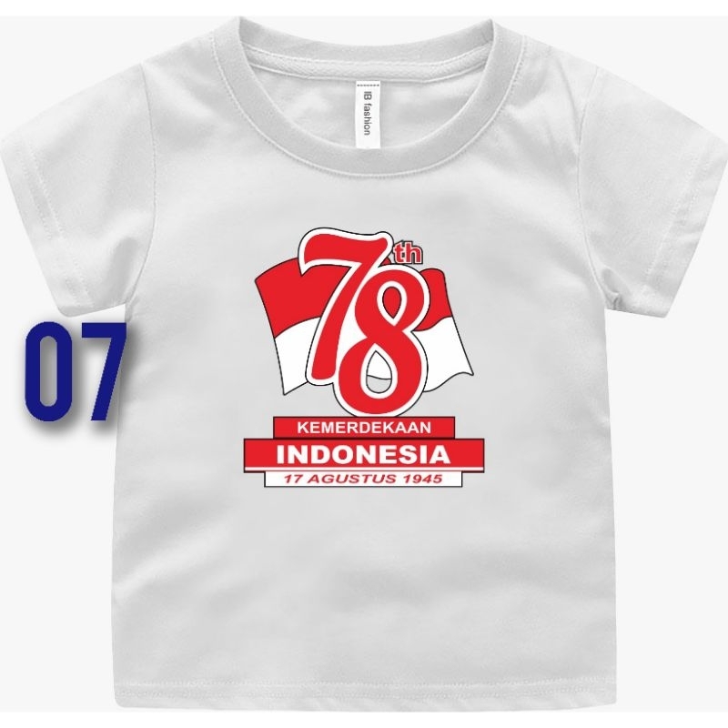 ((IB))KAOS ANAK UNISEX/17 AGUSTUS/DIGITAL SABLON