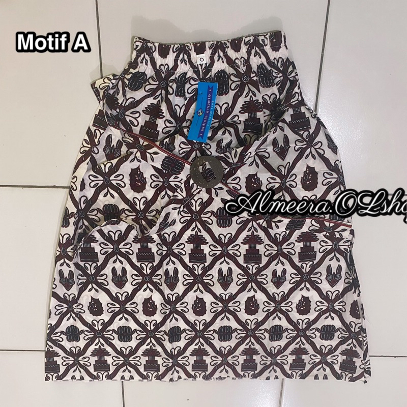 rok anak rok klok batik motif klasik rok pias lebar bawah