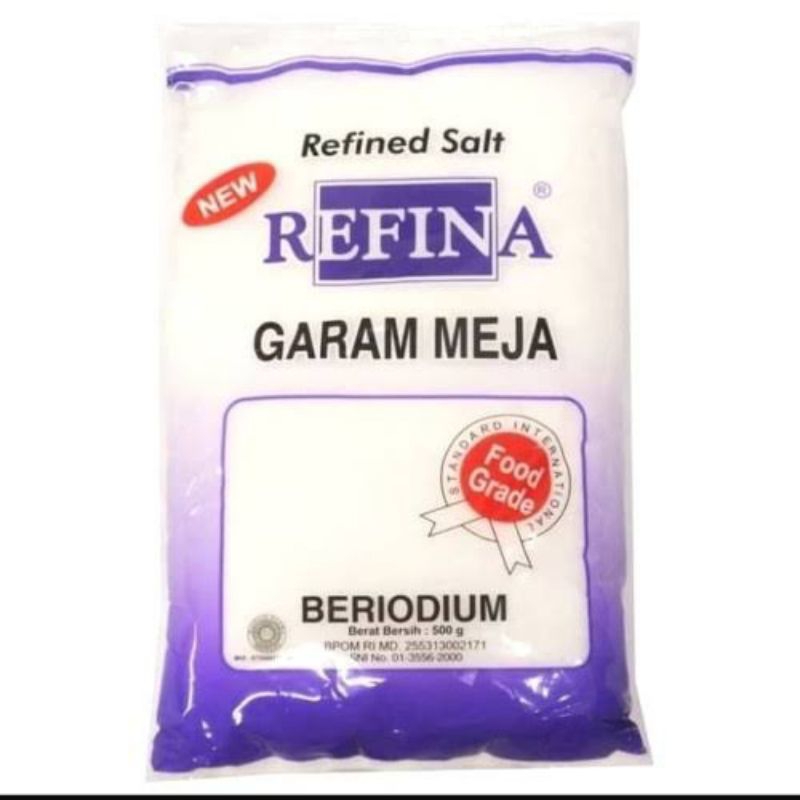 

Refina Garam masak beryodium 500gram