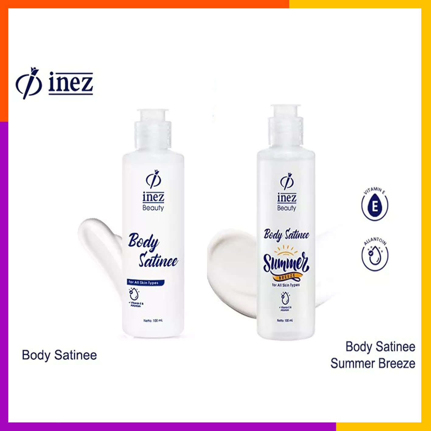 Inez Cosmetics Body Satinee &amp; Body Satinee Summer Breeze