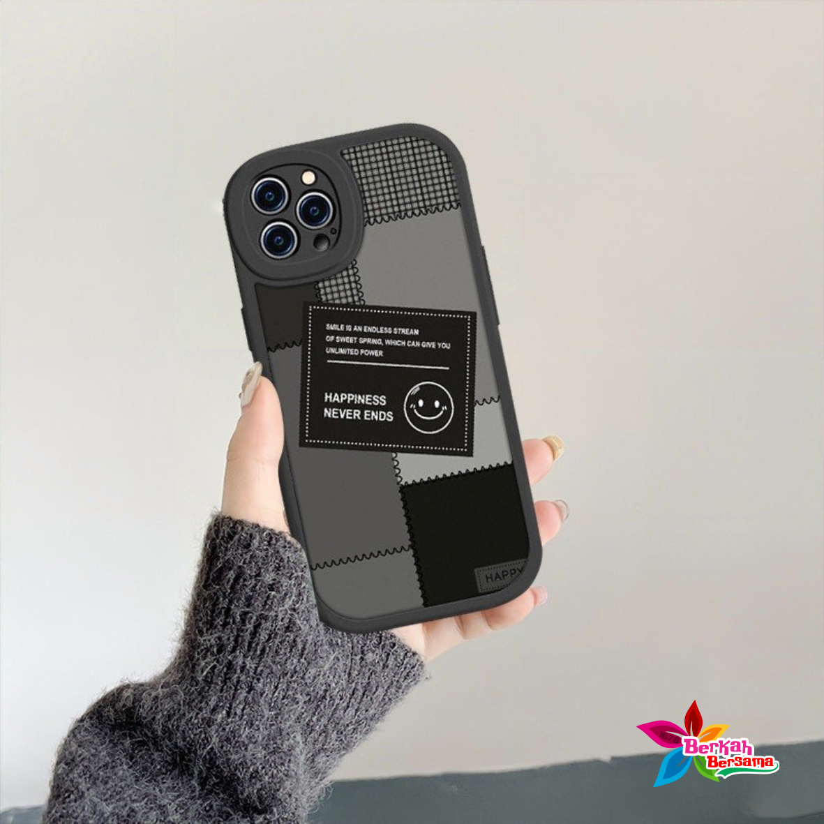 SS818 SOFTCASE SILIKON CASING CUTE SMILE FOR IPHONE 6 6+ 7 8 SE 2020 7+ 8+ X XS XR 11 12 13 14 PLUS 13 14 PROMAX BB8322