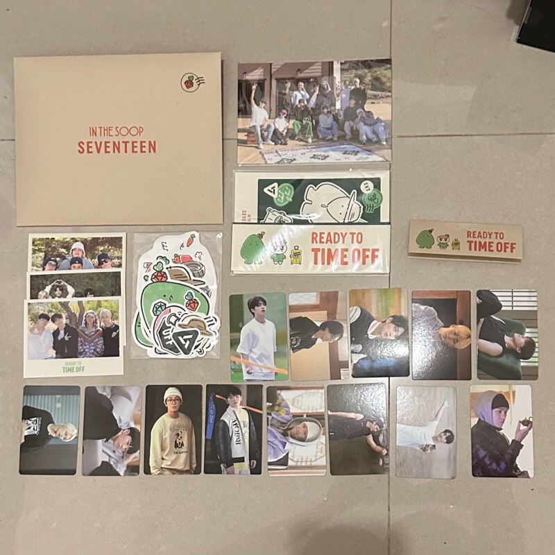 Sharing SEVENTEEN In The Soop 2 ITS photo package md photocard set
