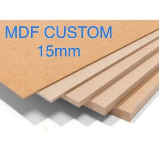 Papan MDF 15mm Custom Harga /cm2. MDF Custom Papan MDF 15mm warna coklat