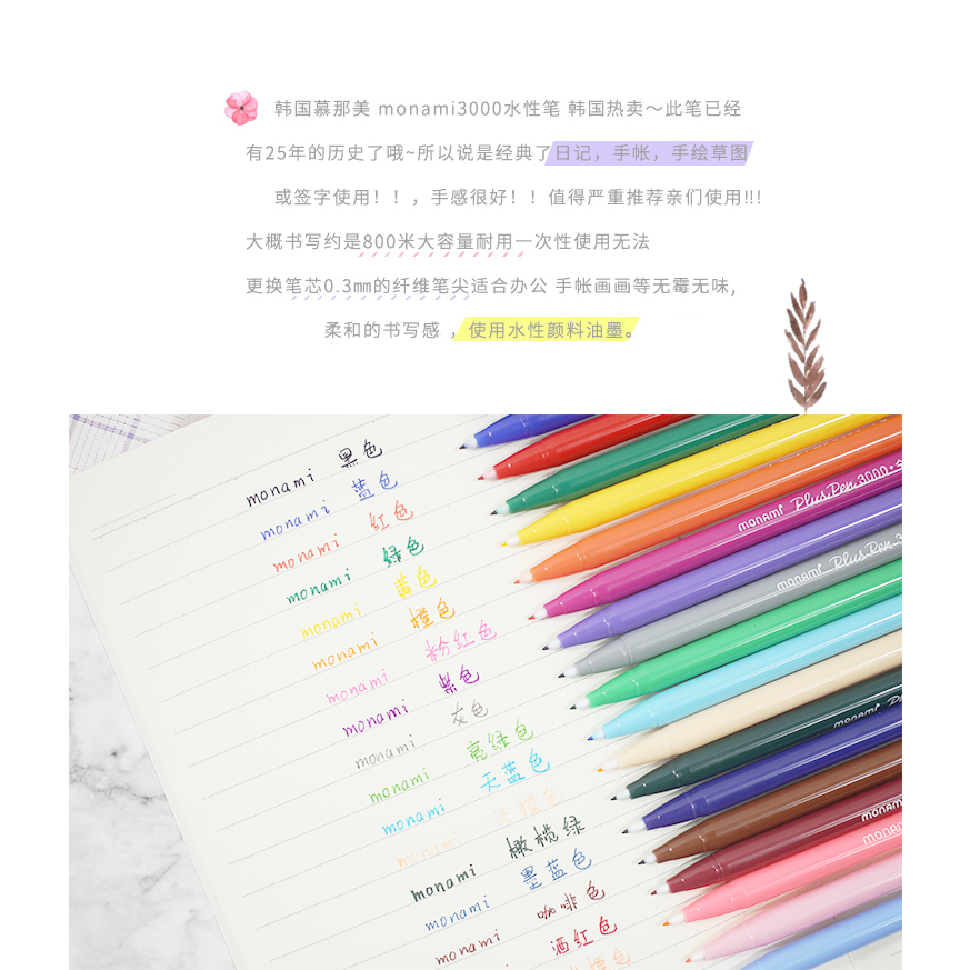 

Pulpen warna Monami