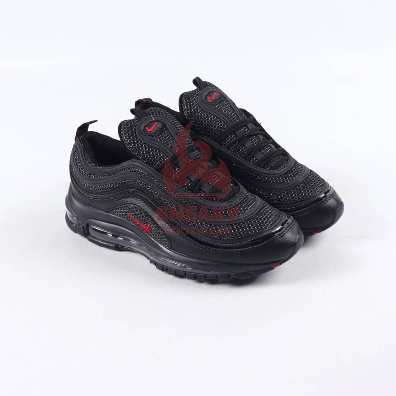 Sepatu Nike Air Max 97 Black University Red
