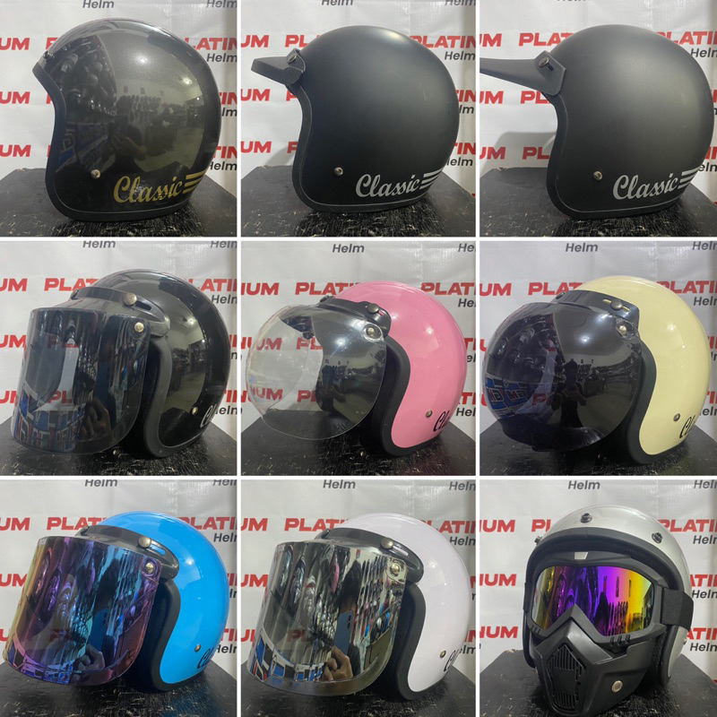 HELM BOGO CLASSIC PREMIUM 100% ORIGINAL