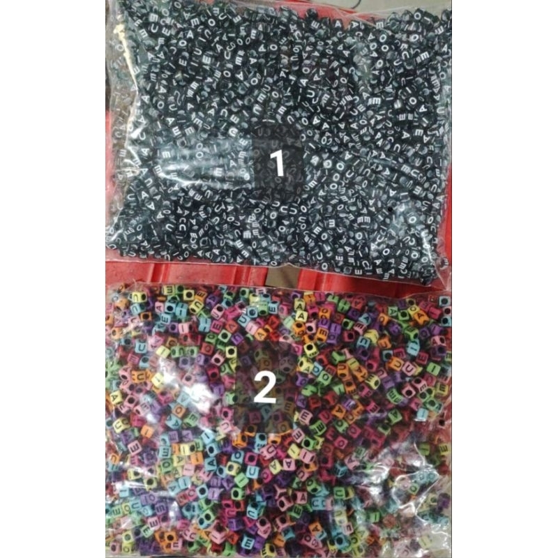 mute huruf (vokal AIUEO) (-+450gram)