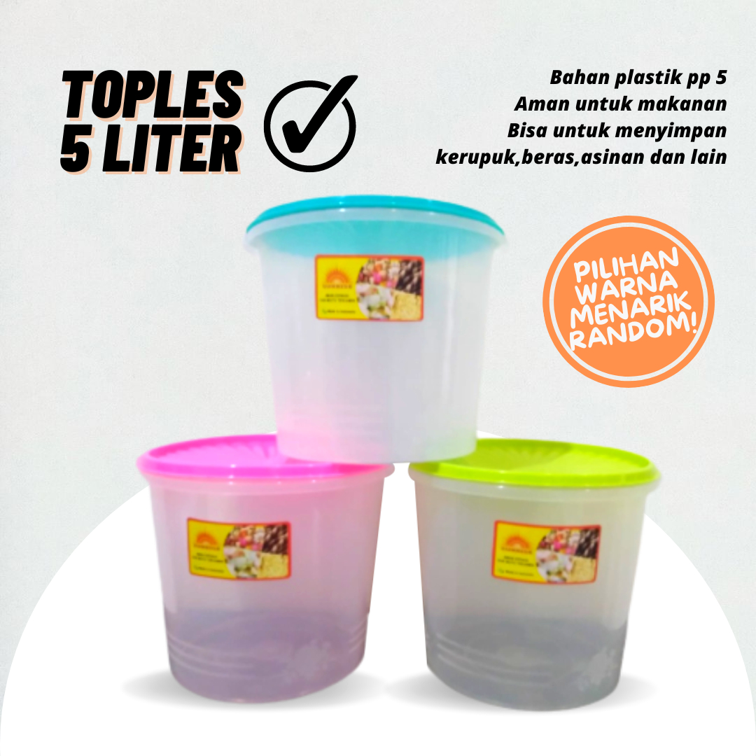 Toples Plastik Serbaguna 5L