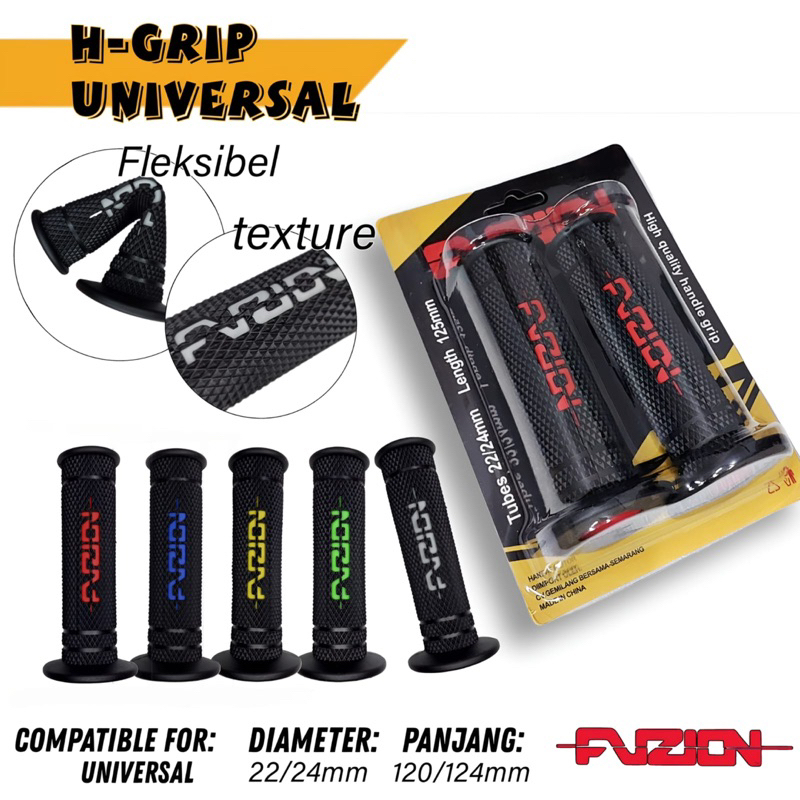 handgrip bulu bintik fuzion 099 ASLI FUZiON universal