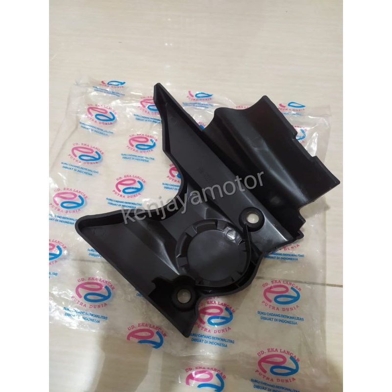 COVER TUTUP GEAR GIGI DEPAN JUPITER Z NEW ROBOT 2009-2012 HITAM