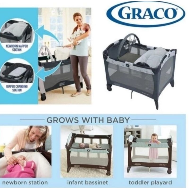 Kasur Bayi / Box Bayi / Graco Playard Napper Changer