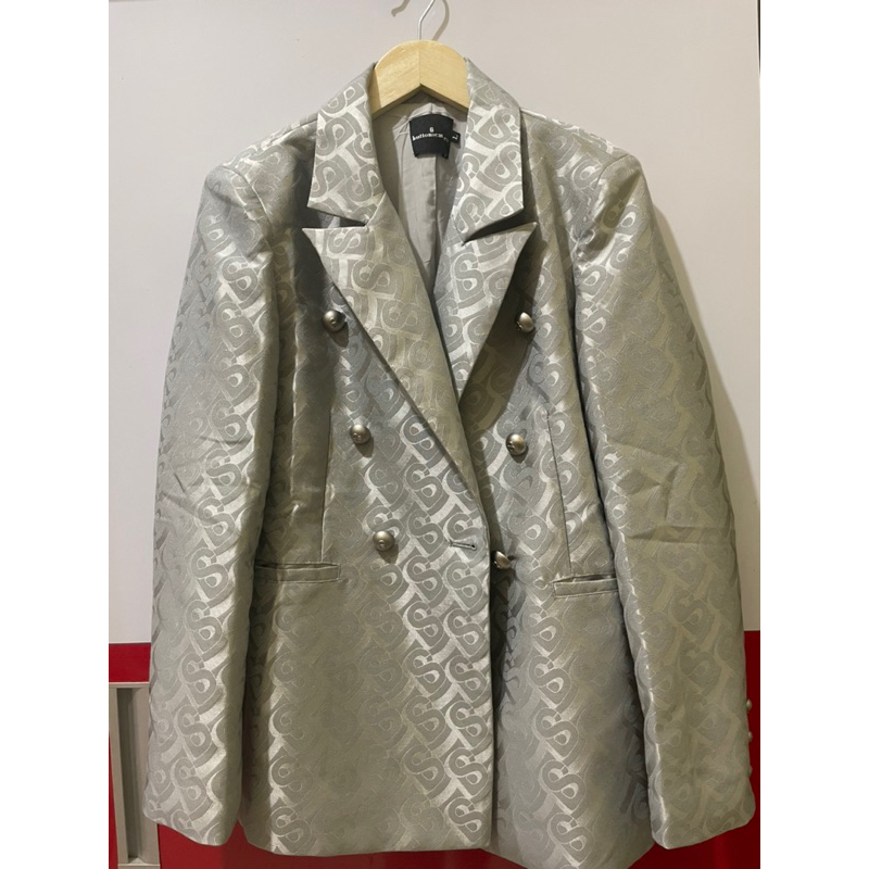 preloved Bimu Blazer Buttonscarves Benang Jarum