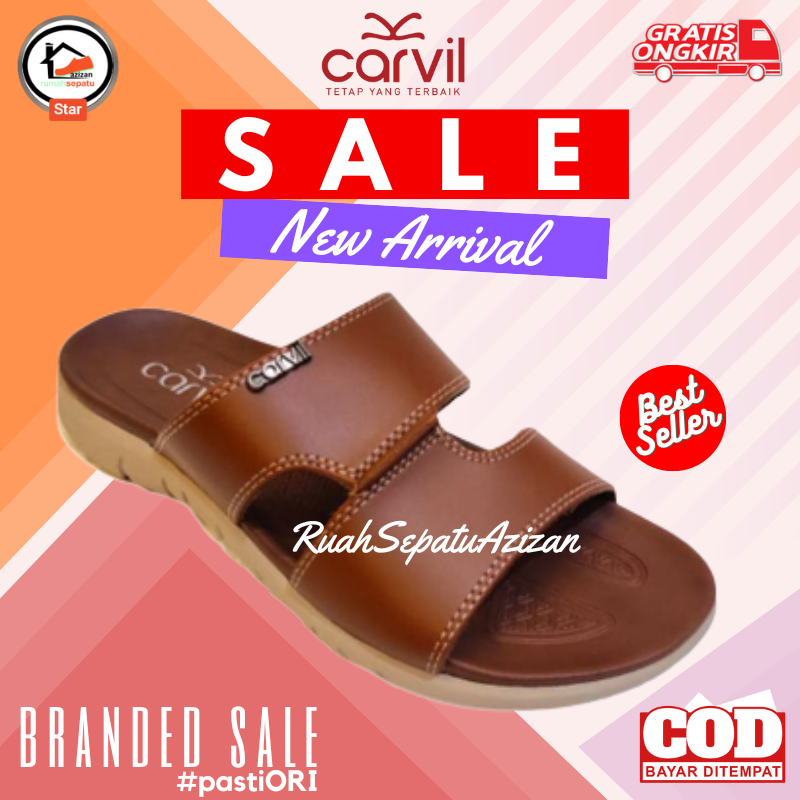 Carvil Luis-03M | Sandal Casual Pria Carvil ORIGINAL 100%