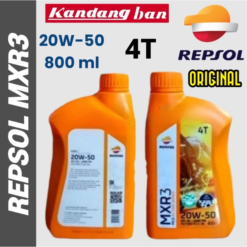 OLI REPSOL 4T 20W-50 800 ML ORIGINAL