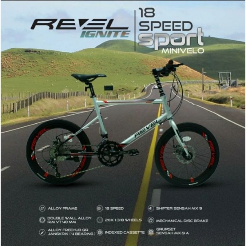 Sepeda Minivelo Revel Ignite Sport/ Race 18 speed