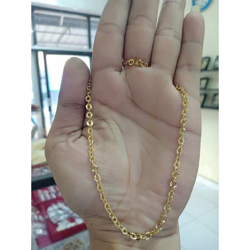 kalung titanium nori motif jumbo