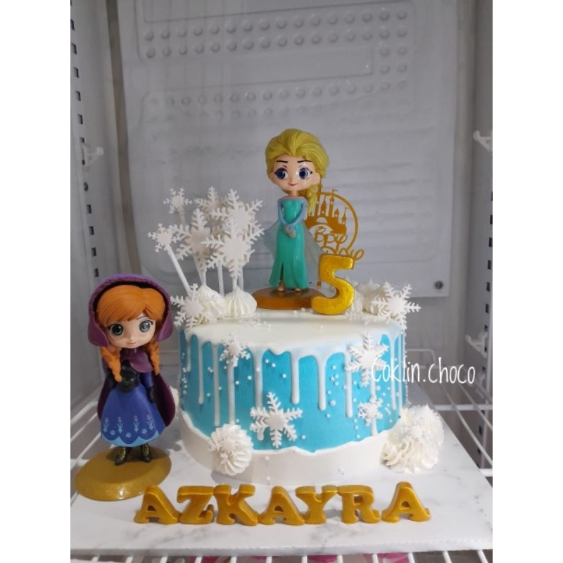 

cake frozen anna elsa / Birthday Karakter custom cake frozen anna elsa