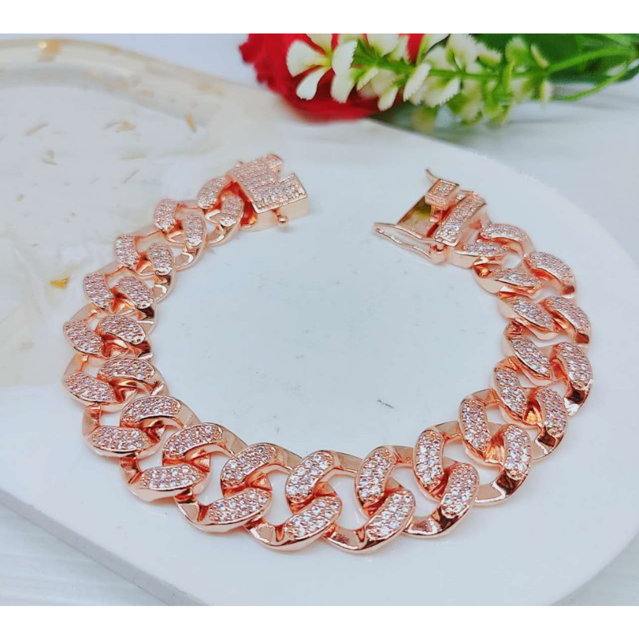 Gelang Xuping Rantai Kombinasi Mata Full Perhiasan Fashion