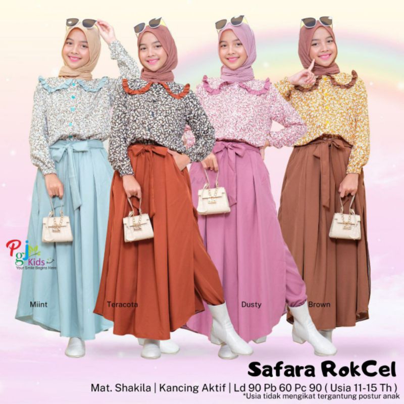 (NEW)SETELAN ANAK OOTD//SAFARA/ALETA BY PGJ  KIDS