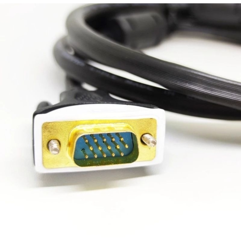 SKU-1071 KABEL VGA 5M 3+9 SUPER HIGH QUALITY GOLD PLATED 5 METER / 5 M