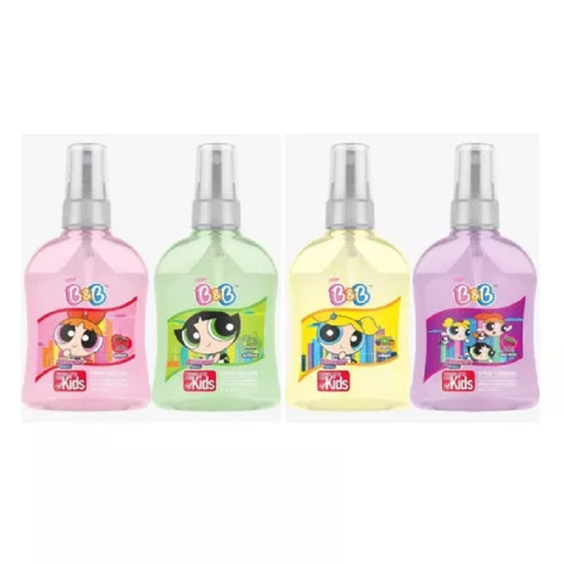 B&amp;B Kids Spray Cologne Powerpuff Girls 60 ml, 100 ml
