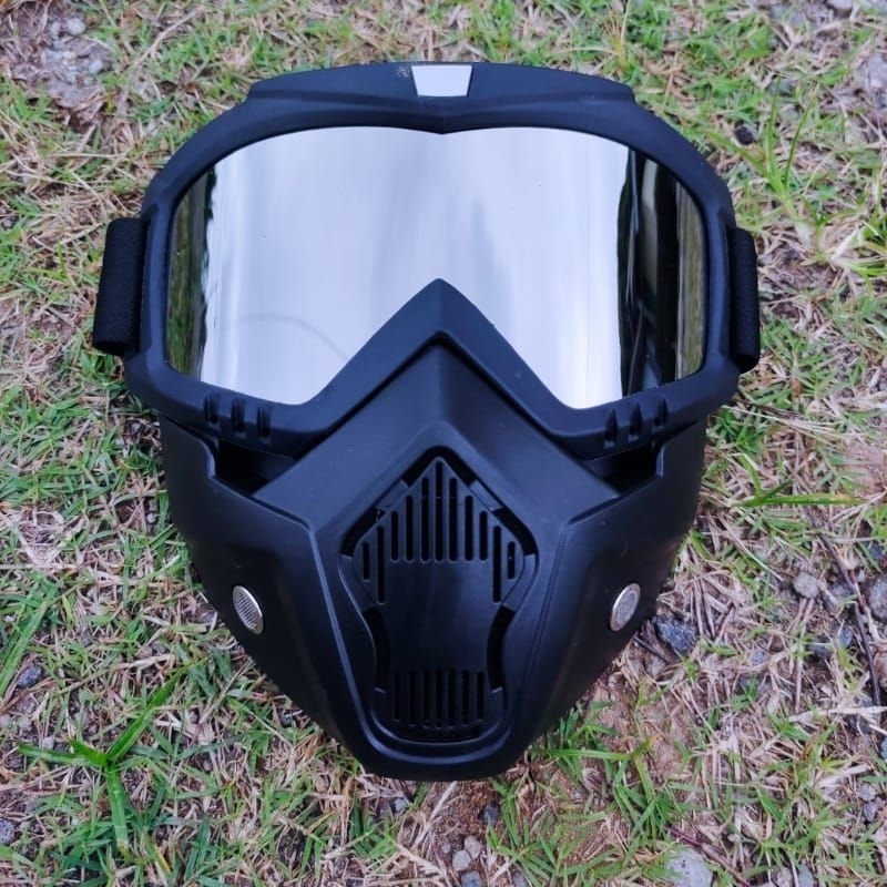 GOGLE MASK TOPENG HELM BOGO RETRO