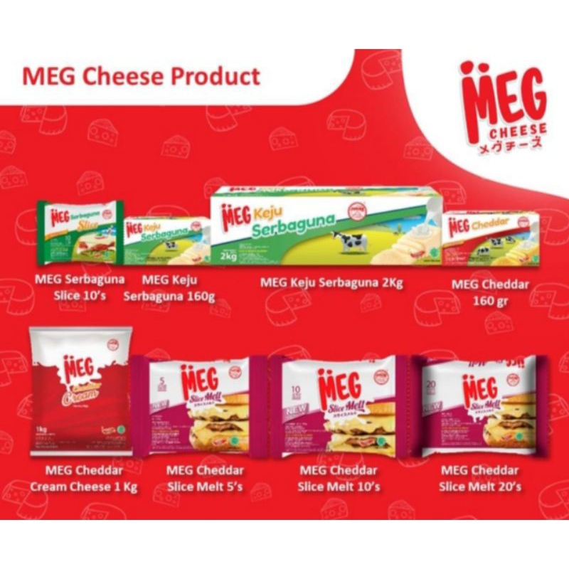 

Meg keju Serbaguna 160 gr