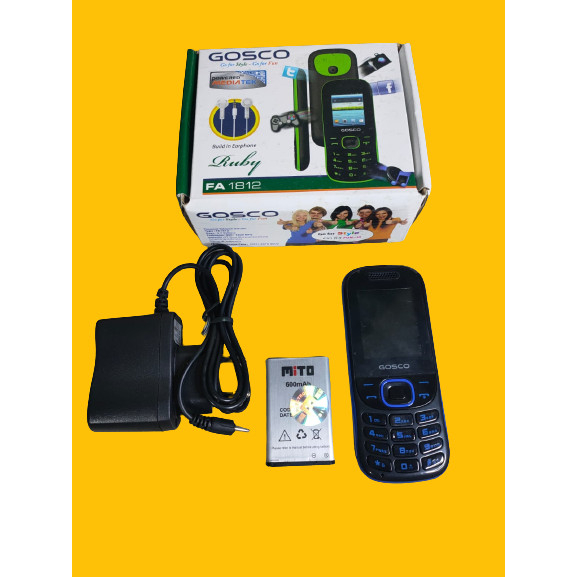( Cuci Gudang ) Hp Tombol Gosco RUBY FA1812 Feature Phone