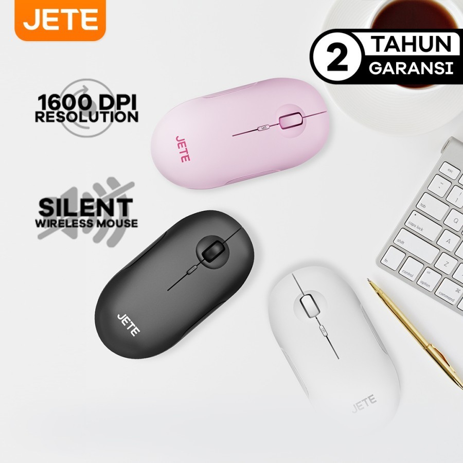 JETE MS3 Silent Mouse Wireless with USB Receiver