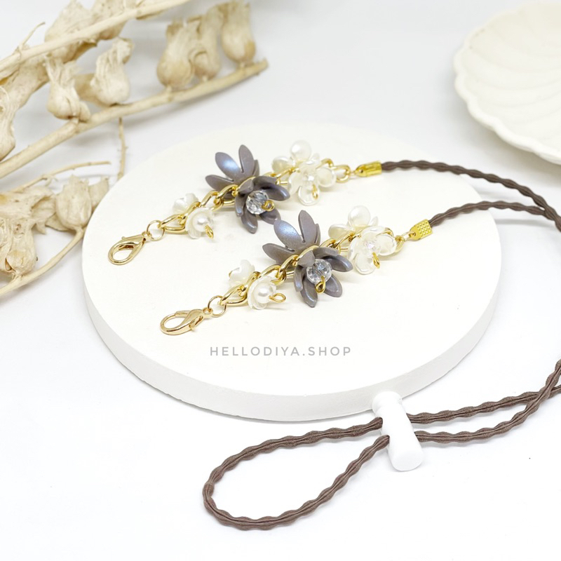 LALUNA -  strap masker - strap masker hijab - konektor masker - tali masker - strap mask - strap mas