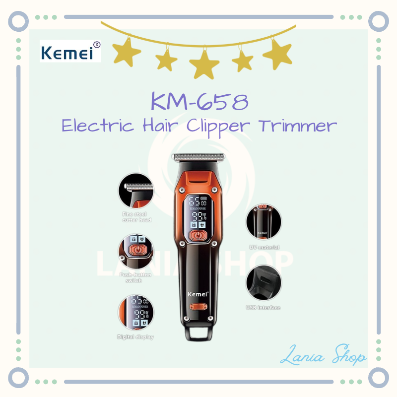 KEMEI KM-658 - Electric Hair Clipper Trimmer Alat Pangkas Rambut