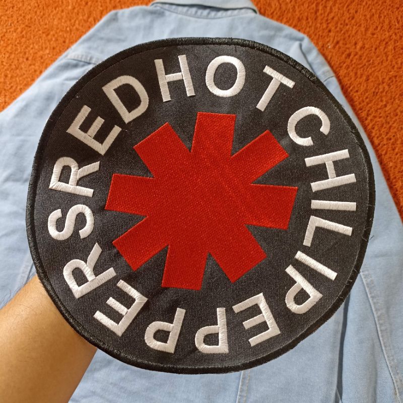 Backpatch bordir besar Red Hot Chili Peppers Premium best quality