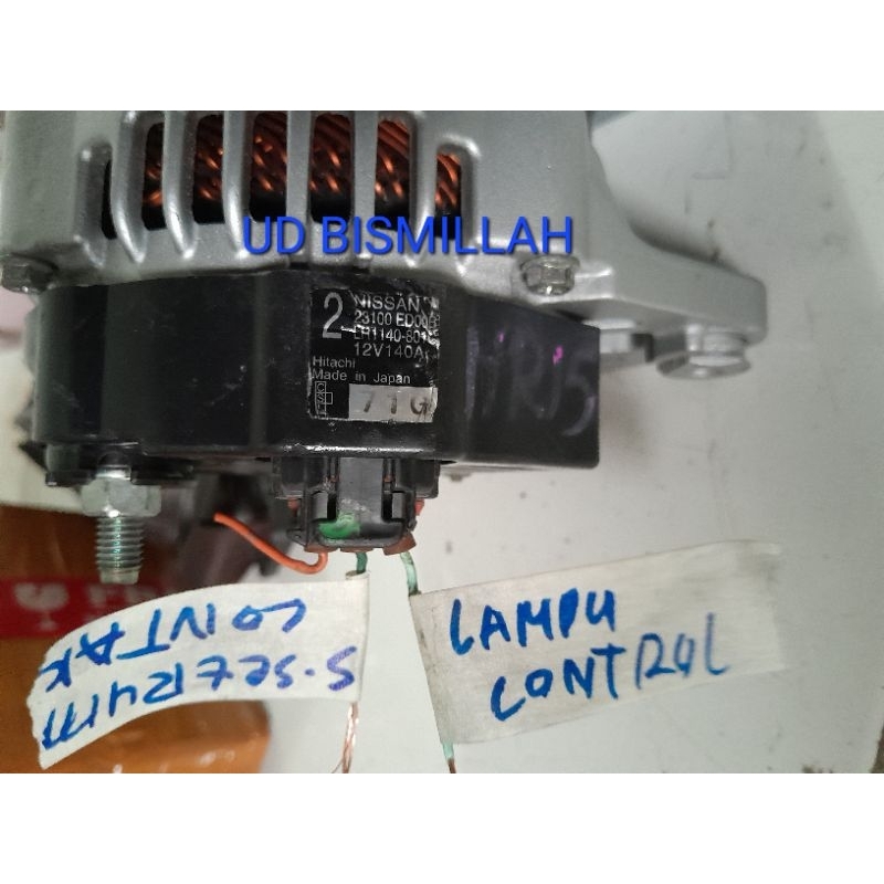 dinamo alternator amper rubahan  140A 12V  mudif ac elf dll 140 amper ori fuul