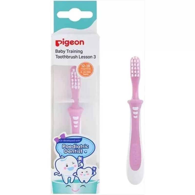 Pigeon Training Toothbrush Lesson 1/2/3 / 123 Set - Sikat Gigi Anak
