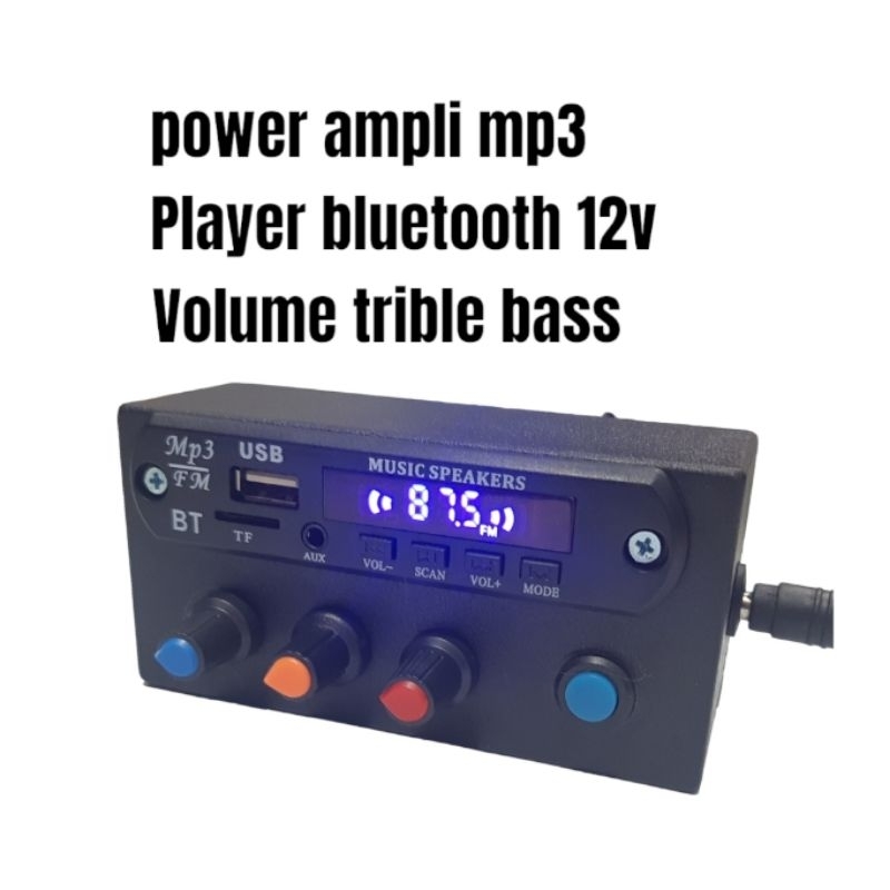 AMPLI mini bluetoth power amplifiter class PAM8610 DC 12VOL