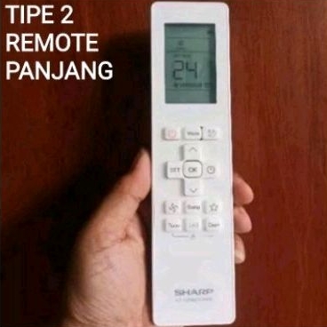 Holder Remote AC Sharp Bracket Tempat Dudukan Remot Tempel Bahan Plastik