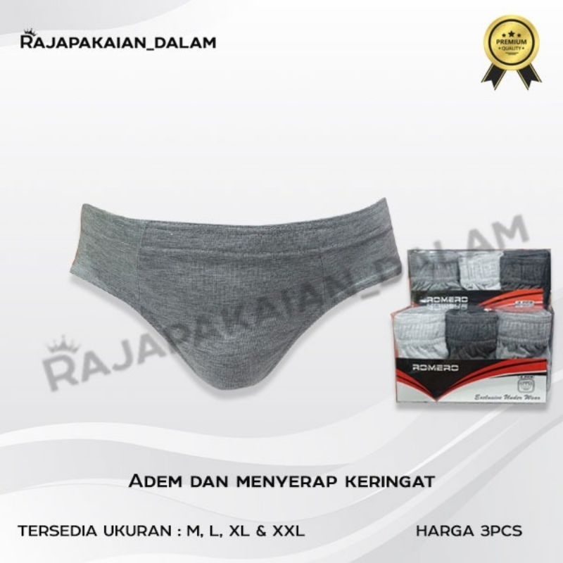 Celana dalam pria ROMERO Harga 3 PCS