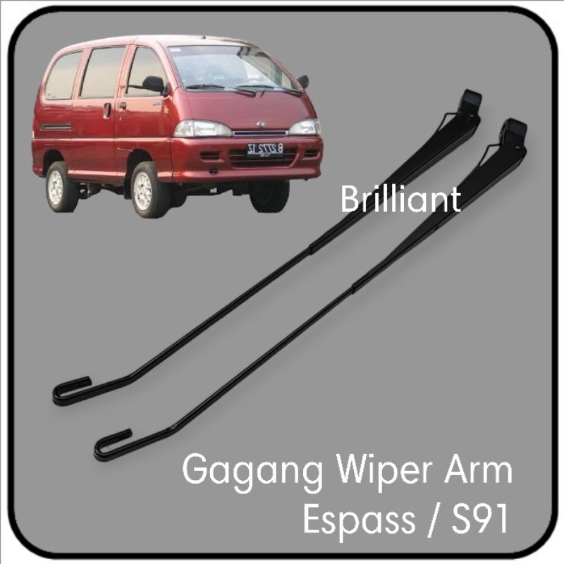 Gagang Besi Wiper Arm Depan - T120 SS / Zebra / L300 / Futura / Katan / Carry / Panther / PS FE / Espass / Kijang / Ragasa / Taft GT / Avanza / Innova / Grand Max