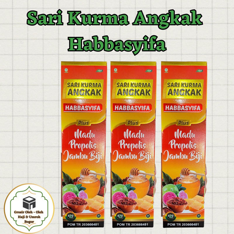 

Sari Kurma Angkak Plus Madu dan Jambu Biji Syifa