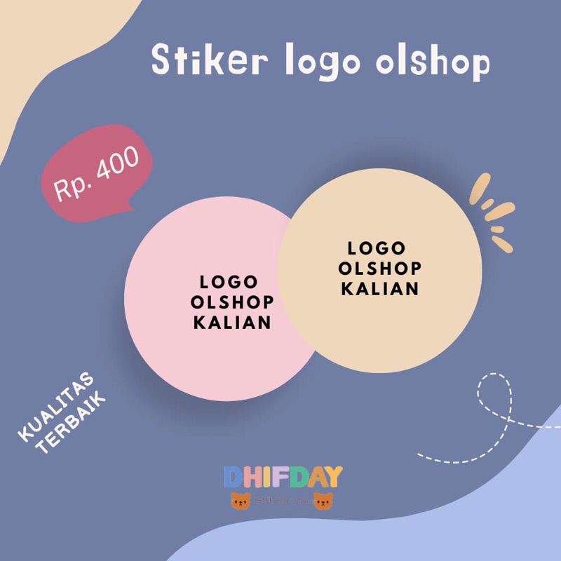 STIKER LOGO OLSHOP| CUSTOM