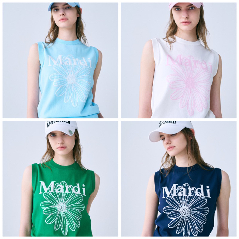 MARDI MERCREDI Actif - NEW Mardi Flower Sleeveless Knit Top
