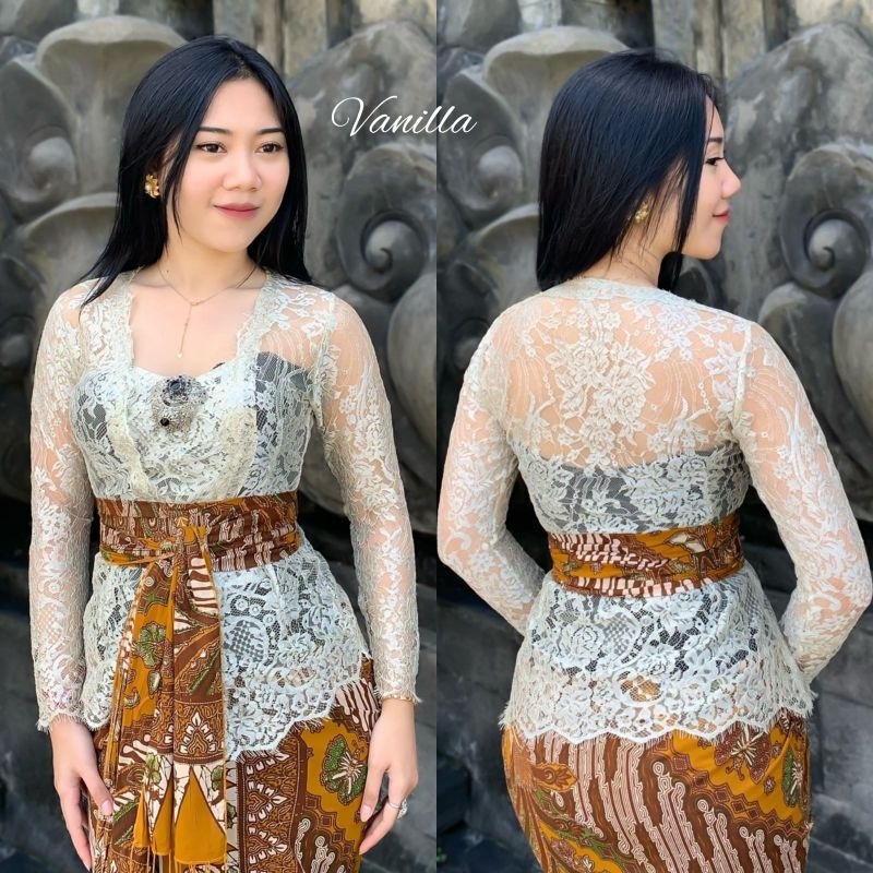 kebaya jadi metalik ORI (hanya kebaya)